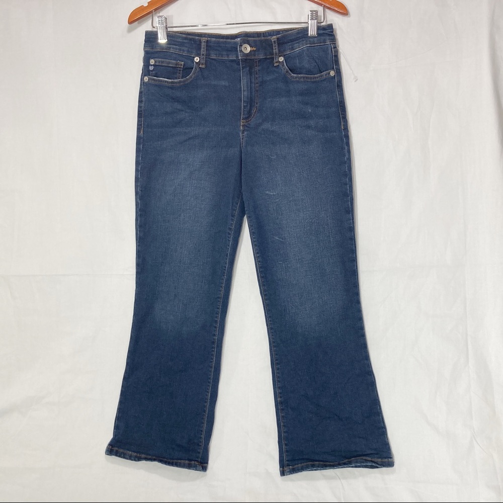Ralph Lauren Chaps Stretch Jeans Crop Kick 10/30